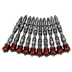 1 шт. S2 сплав PH2 Phillips с одной головкой магнитные отвертки Нескользящие 14 дюйма шестигранный хвостовик Набор отверток для гипсокартона