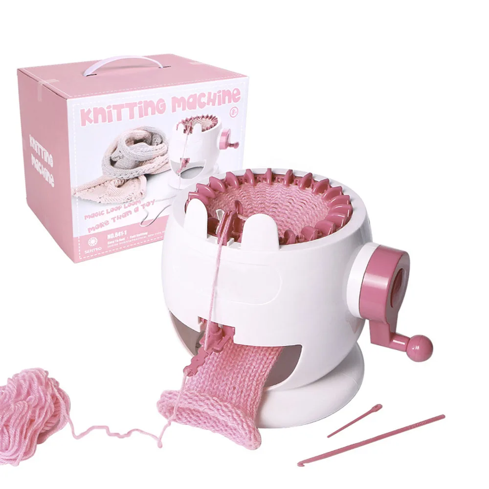 

Knitting Machine Weaving Loom Knit For Scarf Hat Children Educational Learning Toy Knitting Tools Develop Baby Hands-On Skills