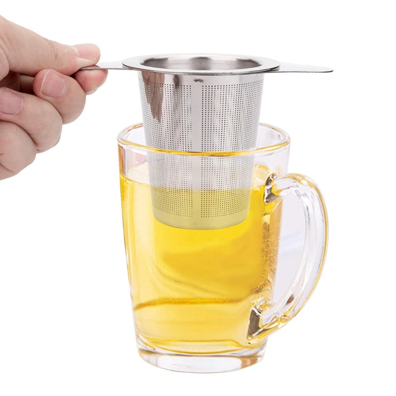 Фильтр из сверхтонкой сетки с двойными ручками большой емкости крышкой для