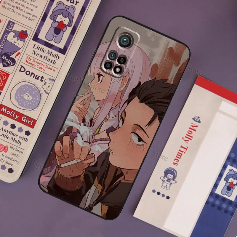 Чехол-накладка с принтом \Natsuki\&quot на смартфон Xiaomi (разные модели) изображение в