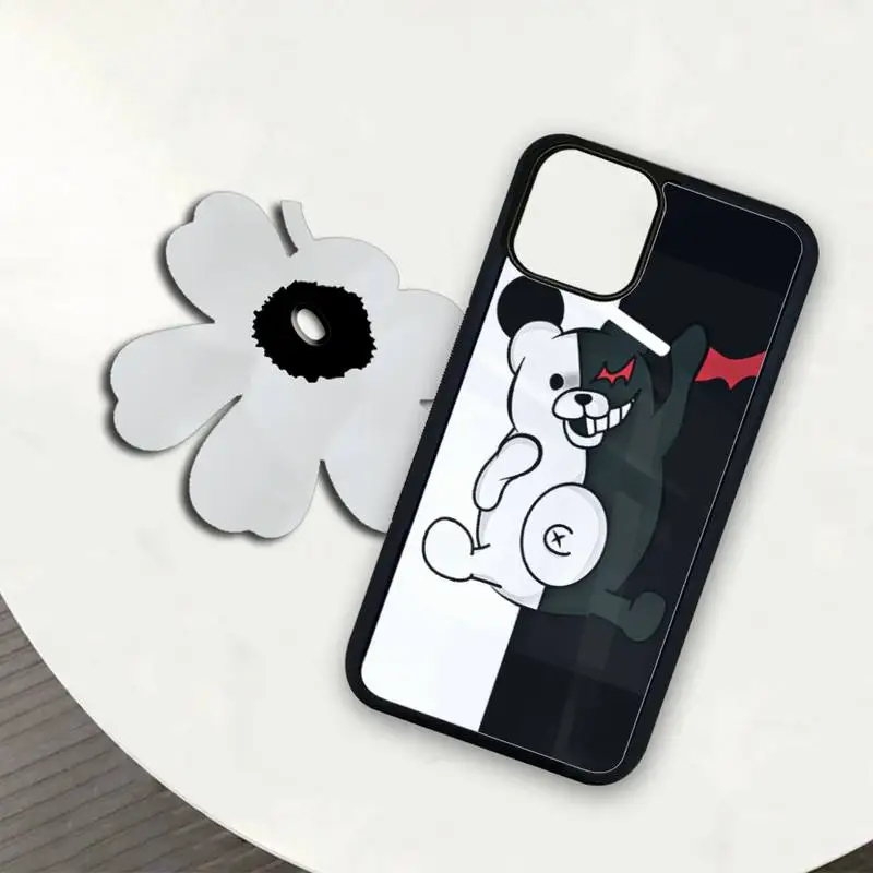 Kumamon Danganronpa Monokuma TPU patch Hemming soft case cover for iphone se 2020 6 6s 7 8 plus x xs max xr 11 12 pro funda | Мобильные