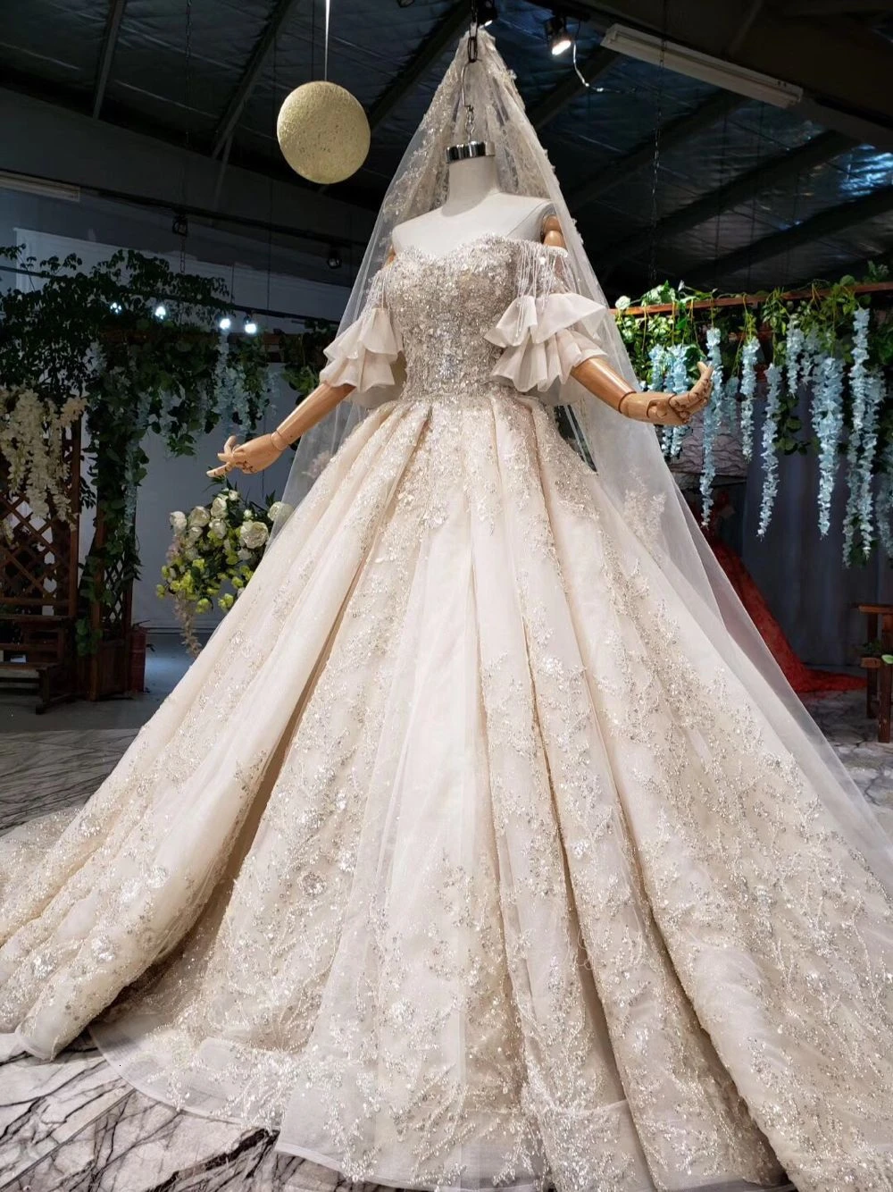 BGW милое платье с открытыми плечами сексуальное свадебное длинной вуалью