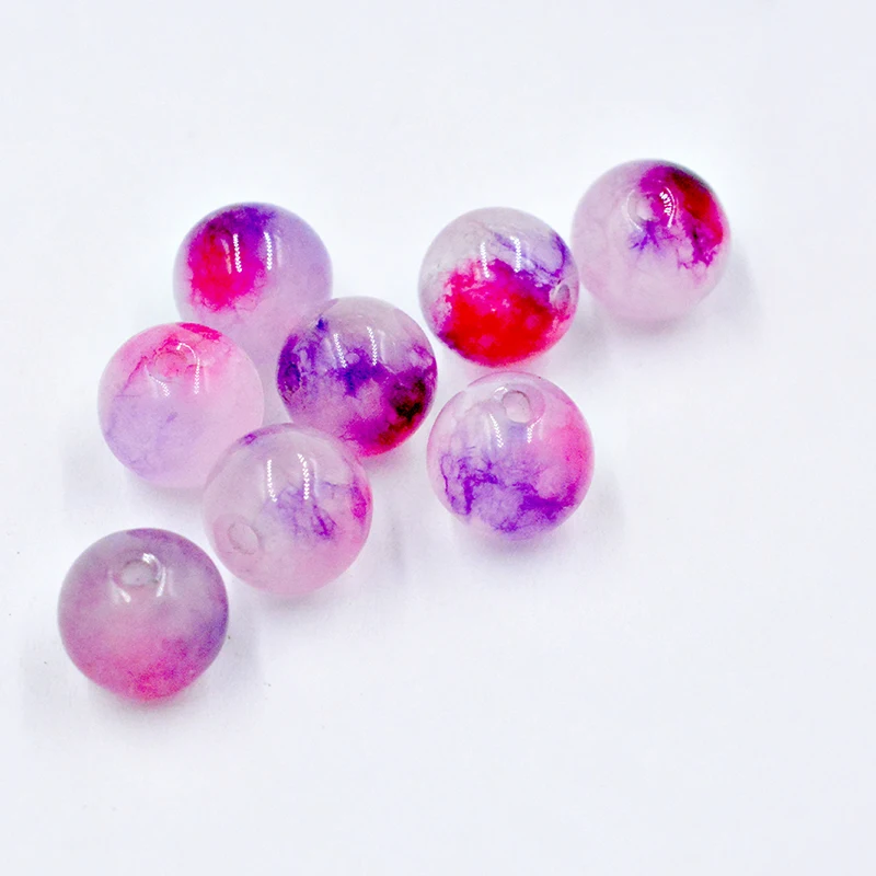 Натуральный ассорти драгоценных камней FLTMRH круглые бусины из для