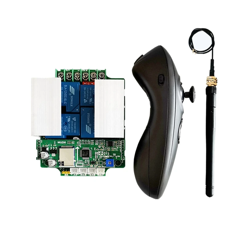 

2.4G 3CH Radio Remote Control Kits Transmitter+Receiver+Booster Antenna Control Distance 500M for RC Tug Bait Life Boat