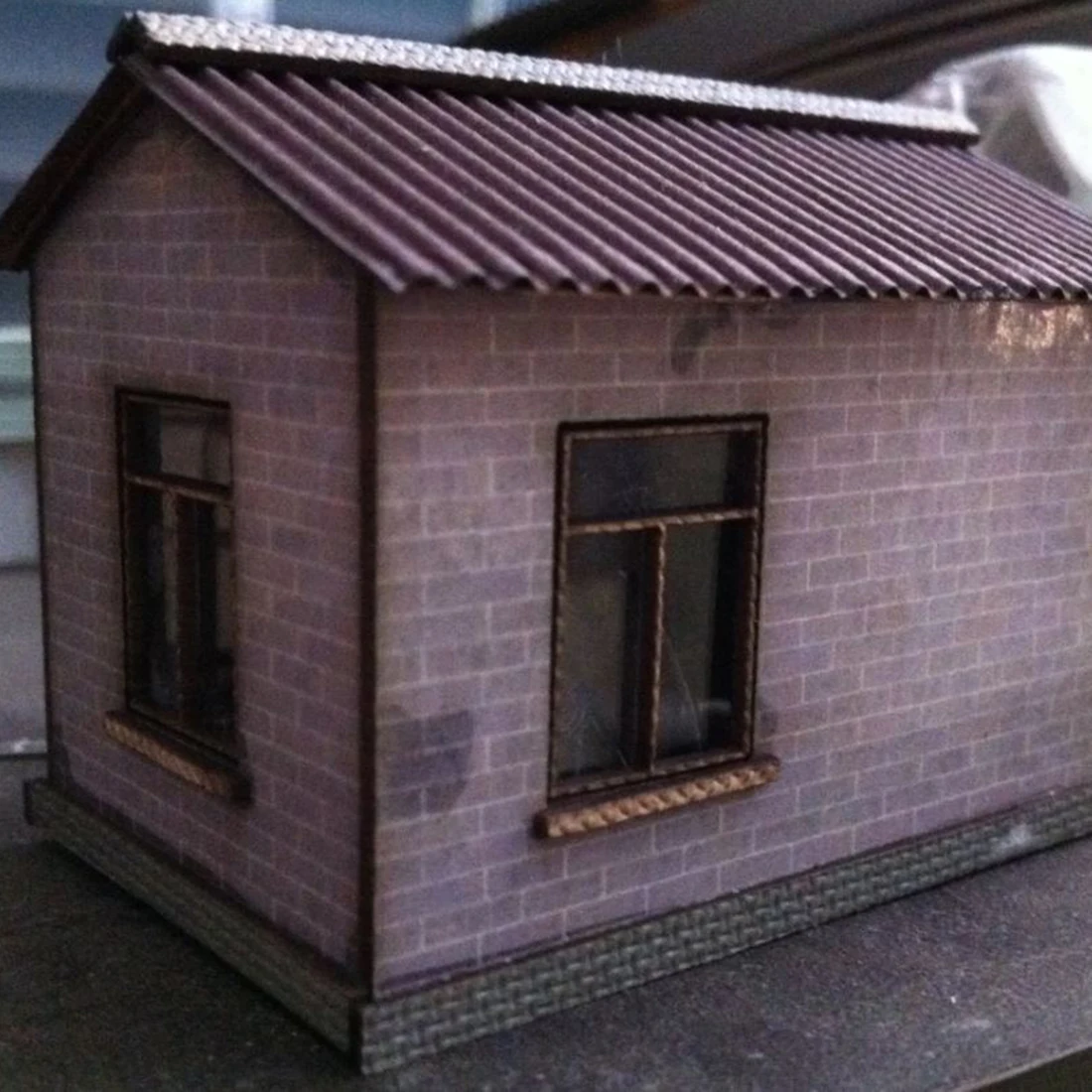1:87 HO Scale Railway House Model Sand Table Scene Decoration Model Educational Toy Gift Puzzle Interactive Toy For Kid Adult