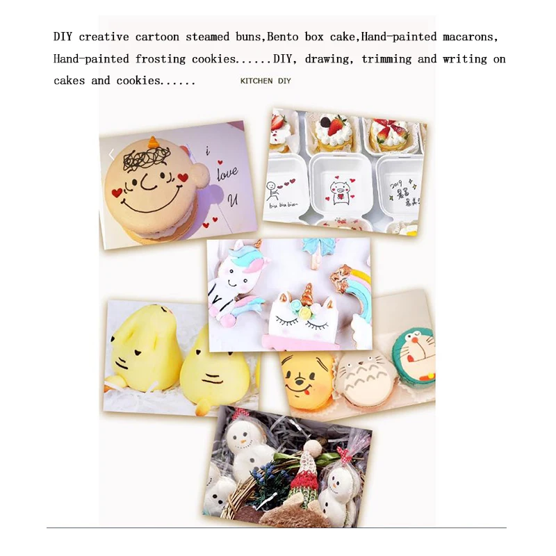 Двухсторонняя пигментная ручка 10 цветов сделай сам печенье макарон помадка торт