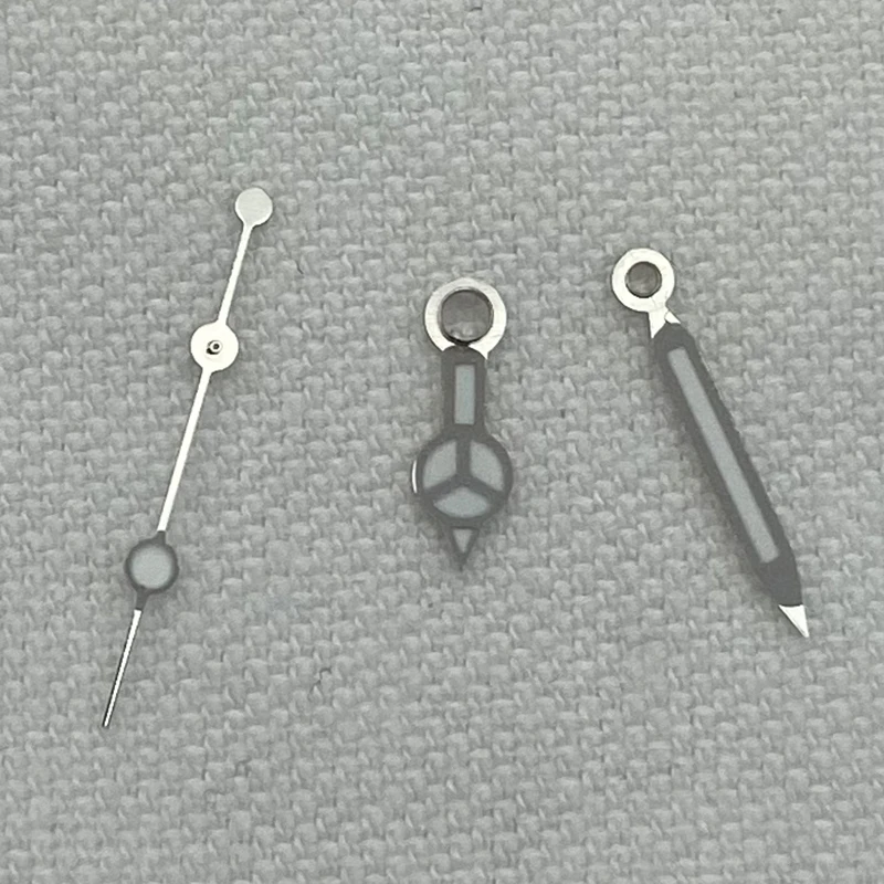 Зеленые светящиеся стрелки для часов аксессуары рук запчасти Seiko NH35 NH36 Miyota 8205 8215