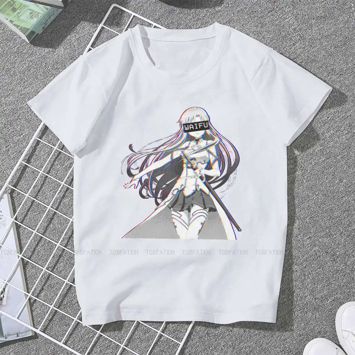 Женская одежда Asuna Waifu с изображением меча женские футболки онлайн графическим