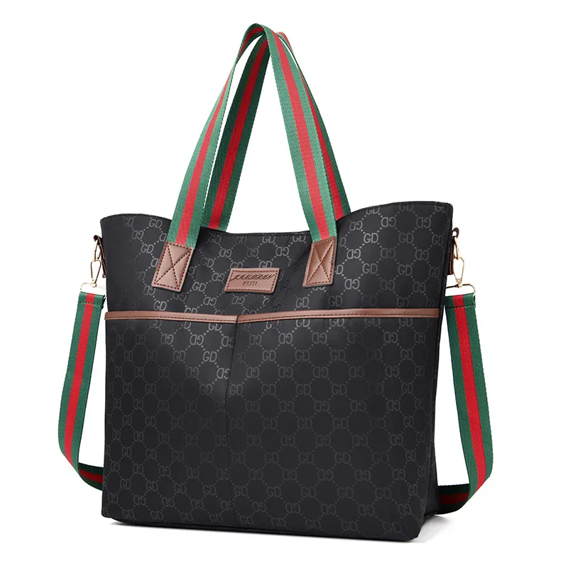 

Women's Handbags Luxury Designer Brand One-Shoulder Letters Diagonal Canvas Retro Casual Trend Large-Capacity Underarm Bag