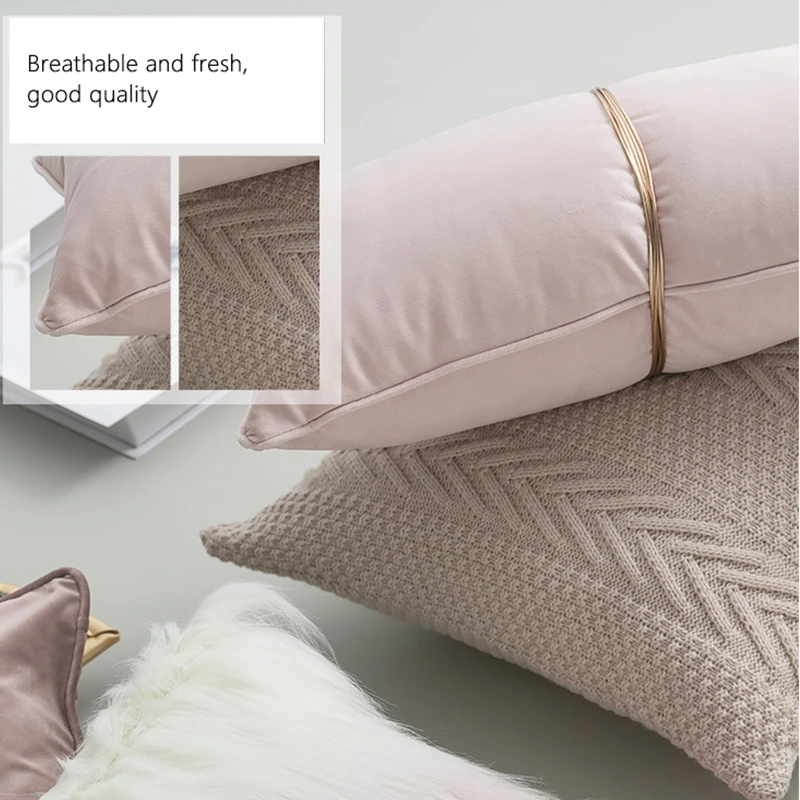 Квадратная декоративная подушка для дивана осенняя наволочка с градиентом