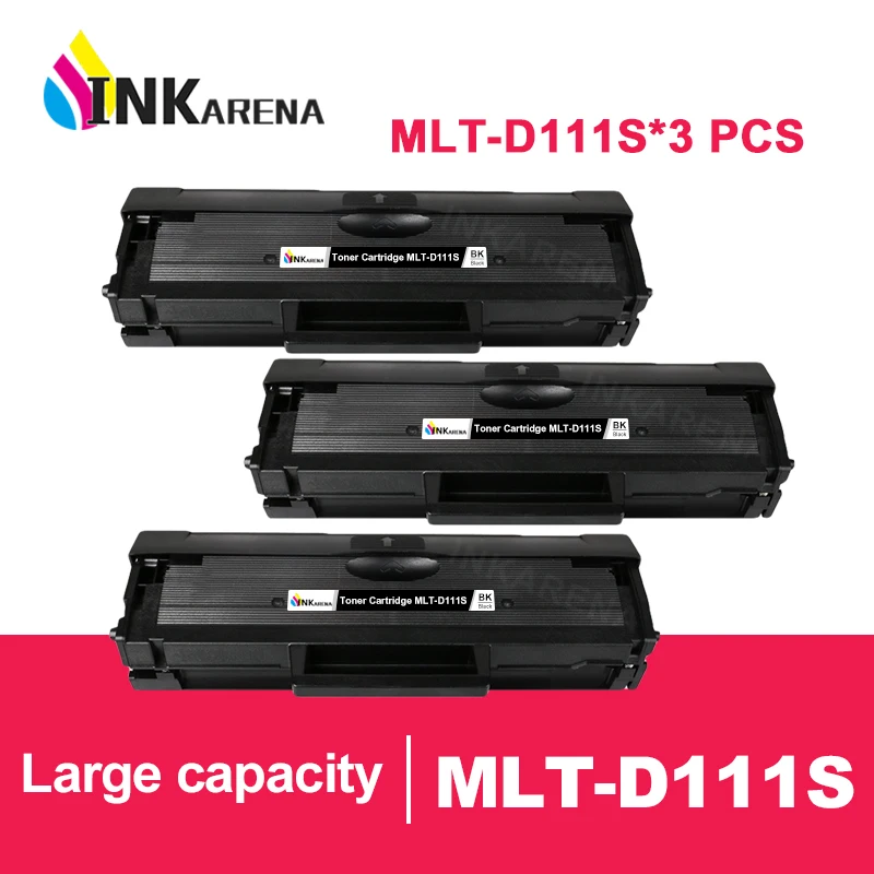 INKARENA 3 шт. D111 MLT D111S 111 Тонер картридж совместимый тонер для samsung Xpress M2070 M2070FW M2071FH M2020
