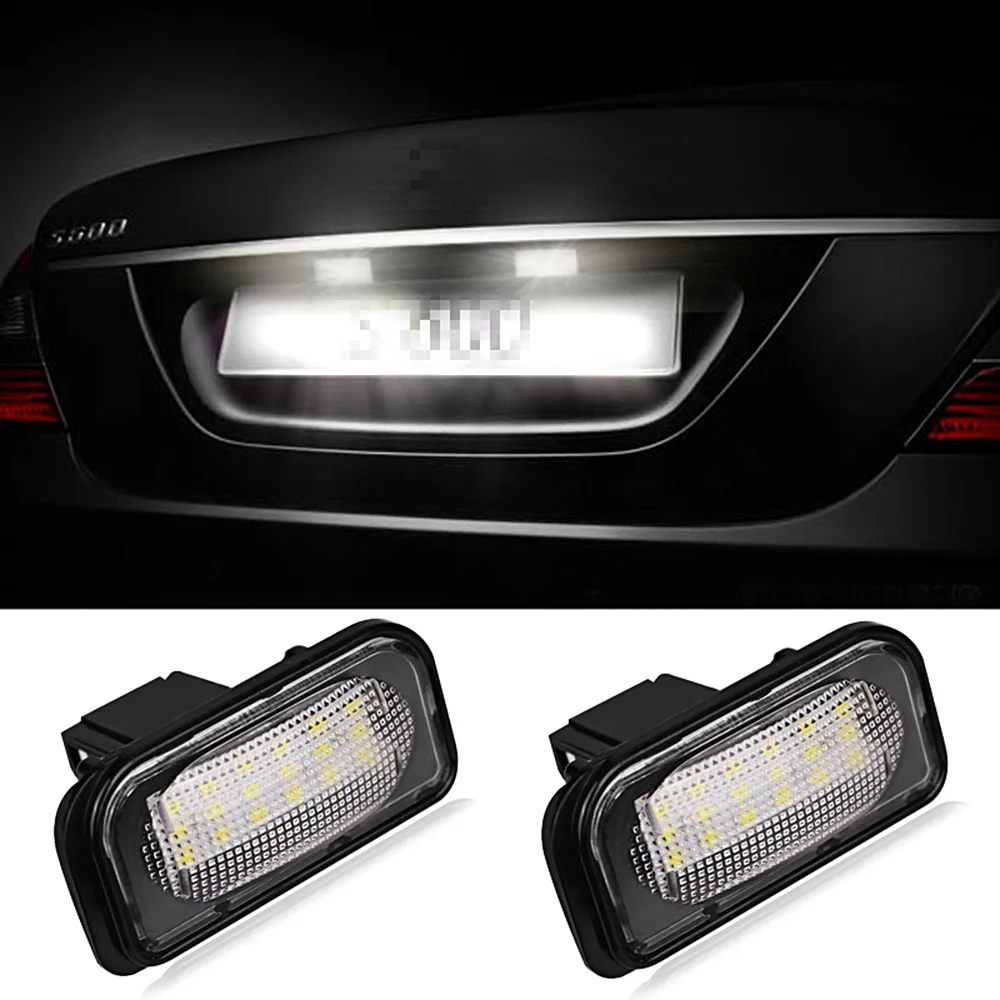 2 шт. водить автомобиль номерной знак светильник стайлинга автомобилей для Mercedes