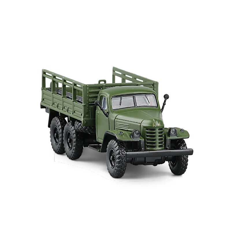 

Модель китайского военного автомобиля JIE FANG CA30, Модель шасси из сплава, детская игрушка, Подлинная лицензия, коллекционный автомобиль, аморт...