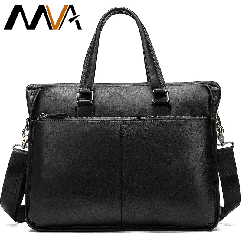 Men Briefcase Bag Genuine Leather Laptop Bags Men Briefcase Man Business Bag Office Handbag 13.3''Laptop bolsos para hombre  103