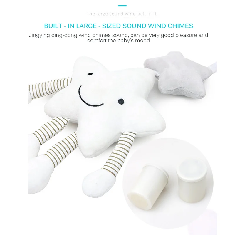 Погремушки для новорожденных подвеска музыкальный колокольчик игрушки на