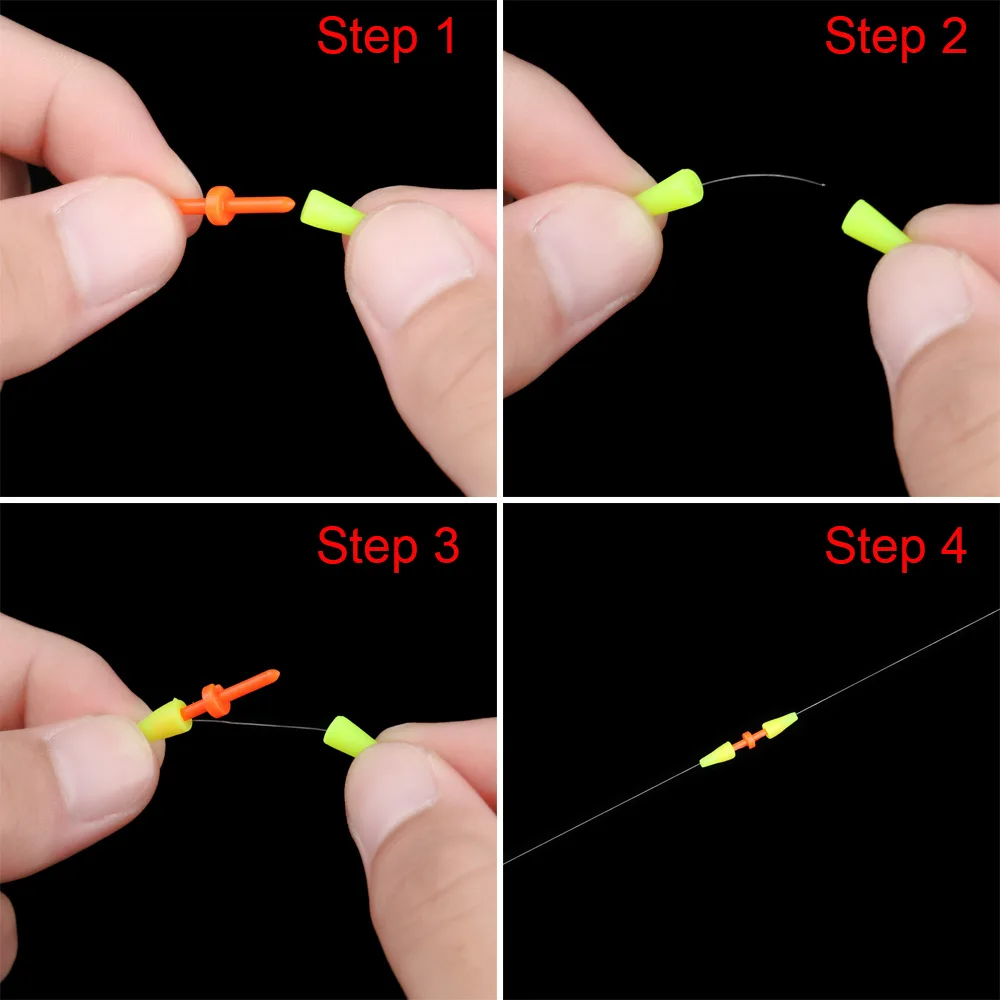 Зажим для морской рыбалки 50 шт. защита от ветра высокое качество поплавок стопоры
