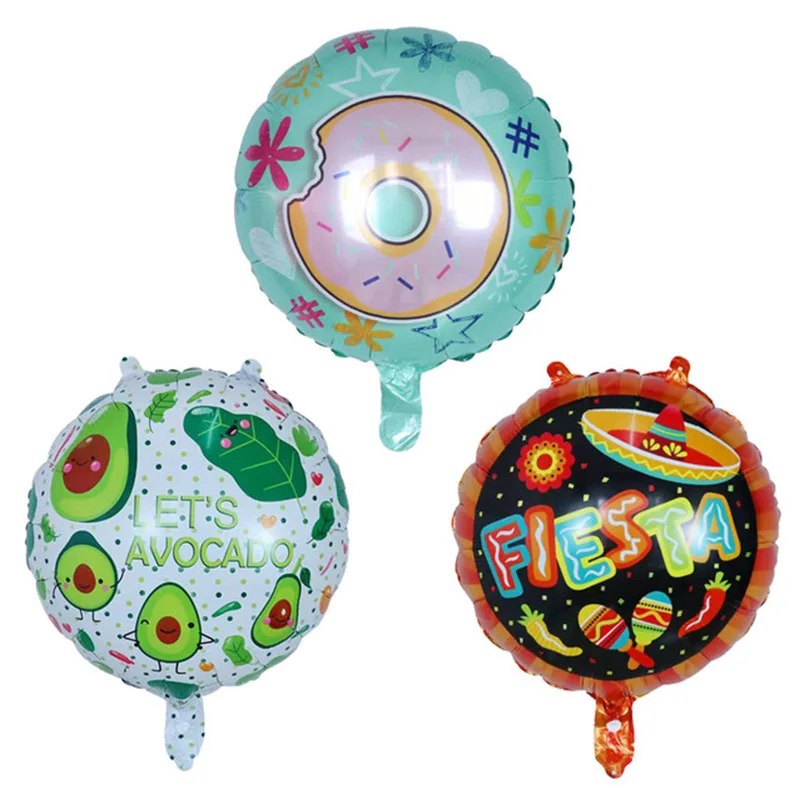 Воздушные шары в виде пончиков 18 дюймов 10 шт. | Дом и сад