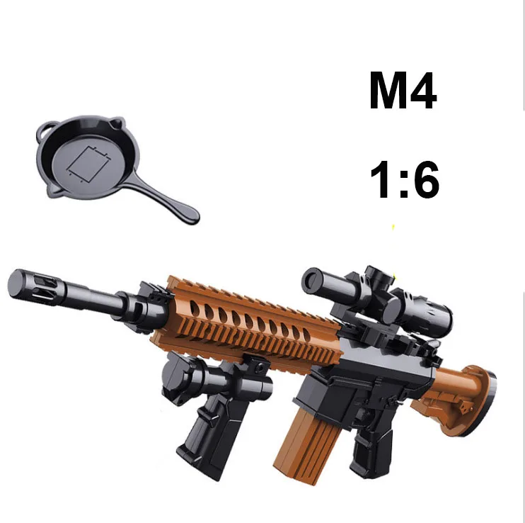 Пластиковый пистолет в сборе 1:6 шрам M14 M16 AWP экшн фигурки 12 дюймов Детский