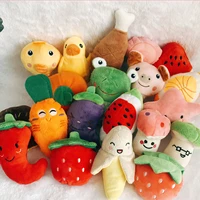 06 squeaky chew play toys pet squeaky puppy chew squeaker quack sound doll toy creative simulation donut pet supplies dog toys