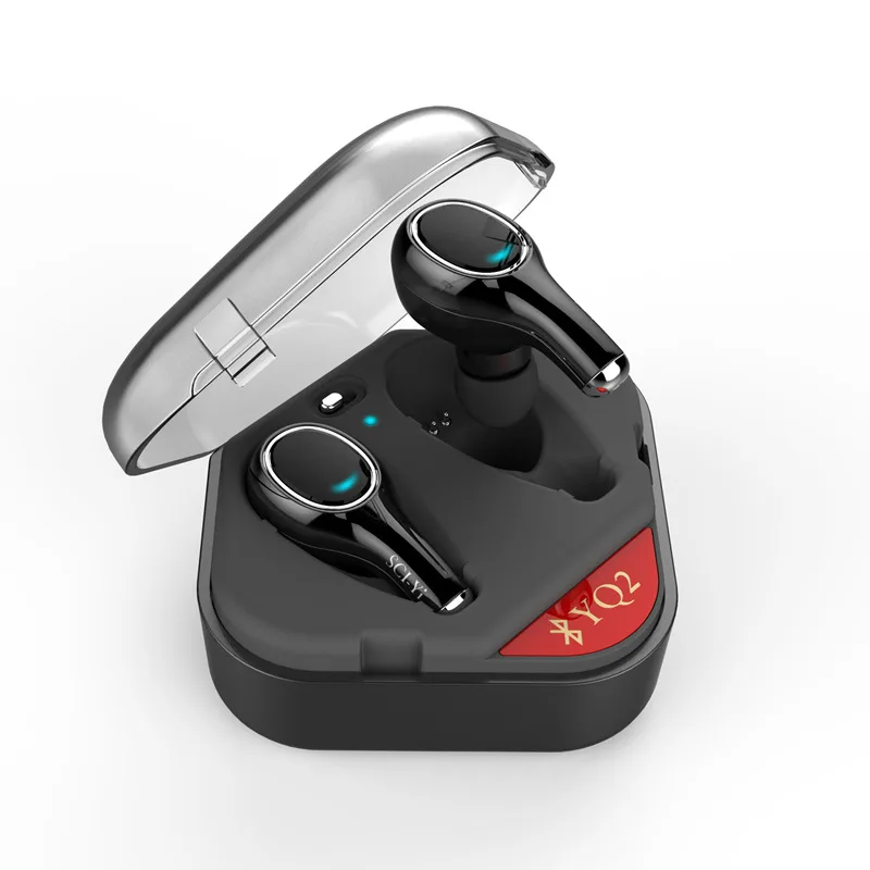 TWS новая настоящая беспроводная Bluetooth гарнитура 5 0 два уха звонок с зарядной