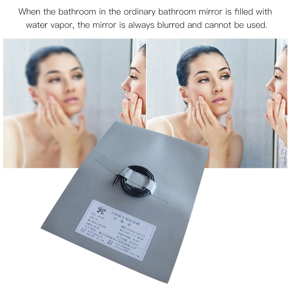 

400MM * 600MM Bathroom Mirror Protective-Film Self-timer mirror Waterproof Anti-Fog electric heating glass heater special film