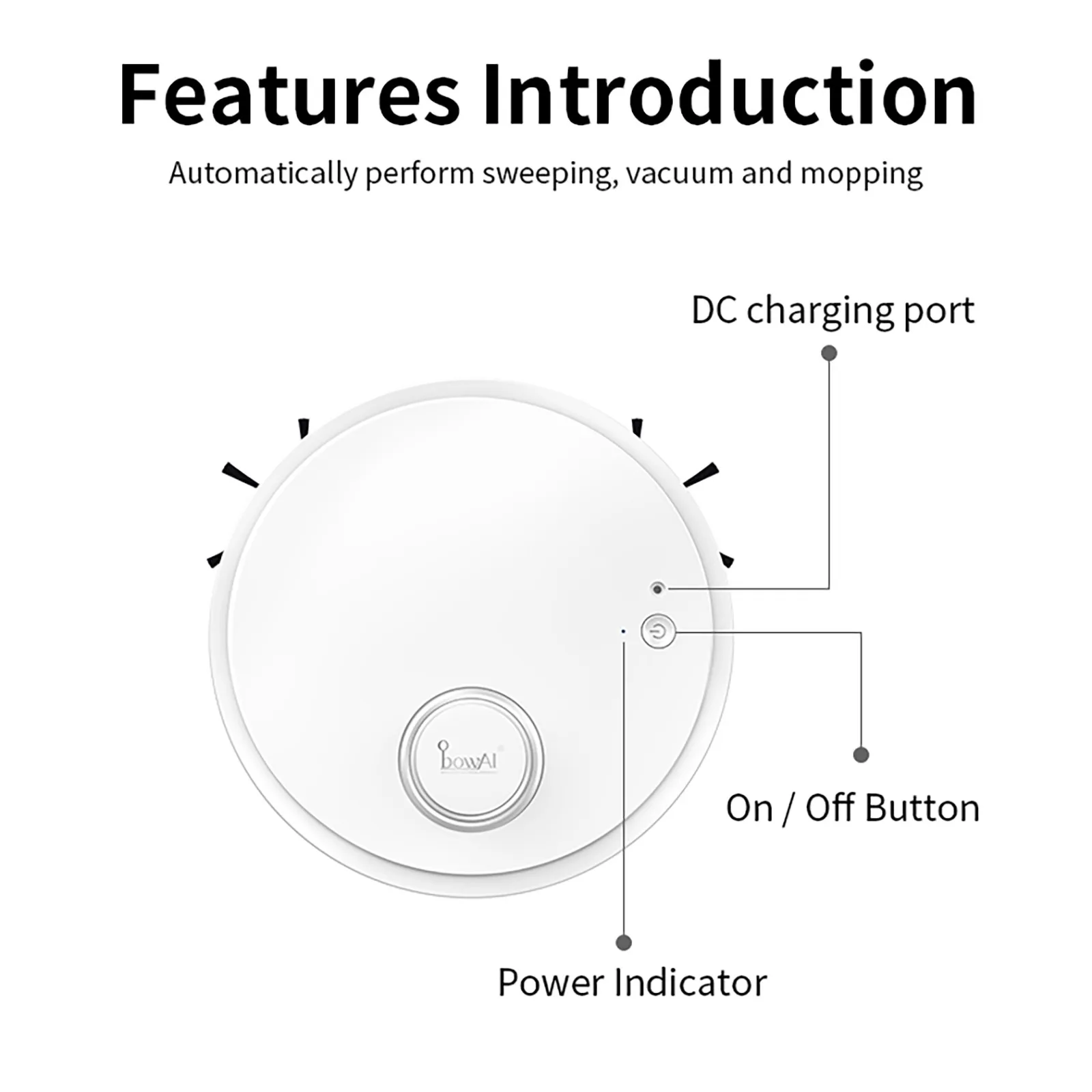 

USB Charging Sweeping Robot Smart Vacuum Cleaner Household Smart Cleaning Tool Mini Robot Household Wireless Vacum Cleaner