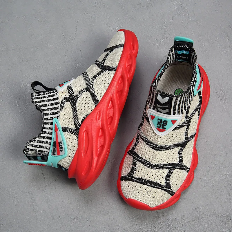 Детские носки Сникеры спайдермена для мальчиков и девочек детская спортивная