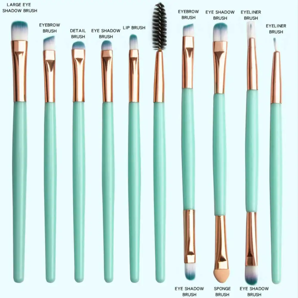 10 шт. изысканный и компактный консилер Кисть для макияжа Тени век слияние