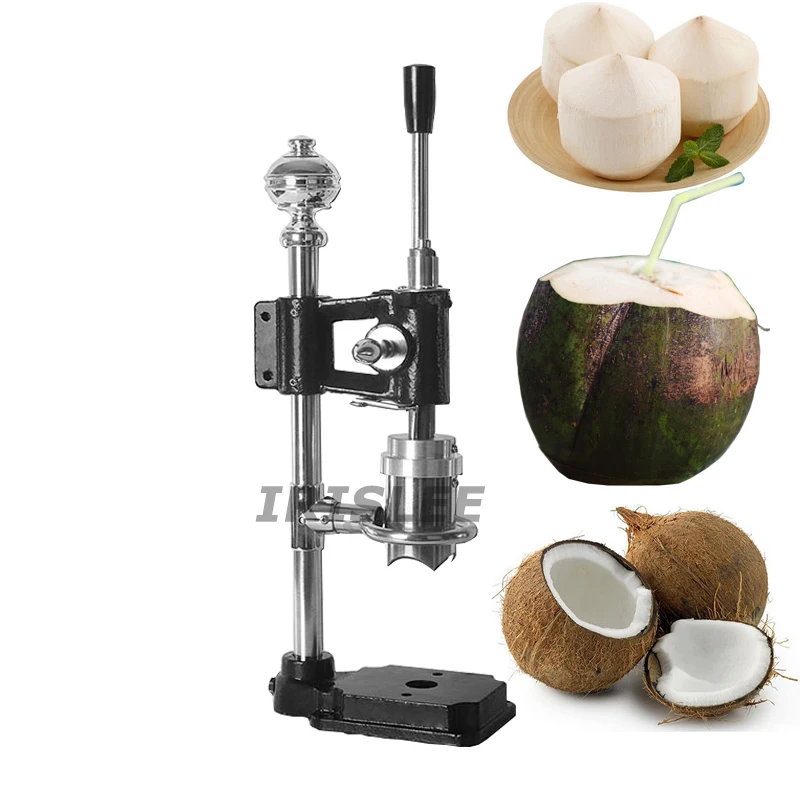 

Commercial Lever Style Hand Press Green Coconut Opening Holing Machine Small Manual Fresh Coconut Hole Punching Machine