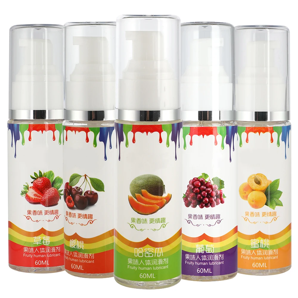60 мл смазка для секса с фруктовым ароматом масло массажа тела анального на водной
