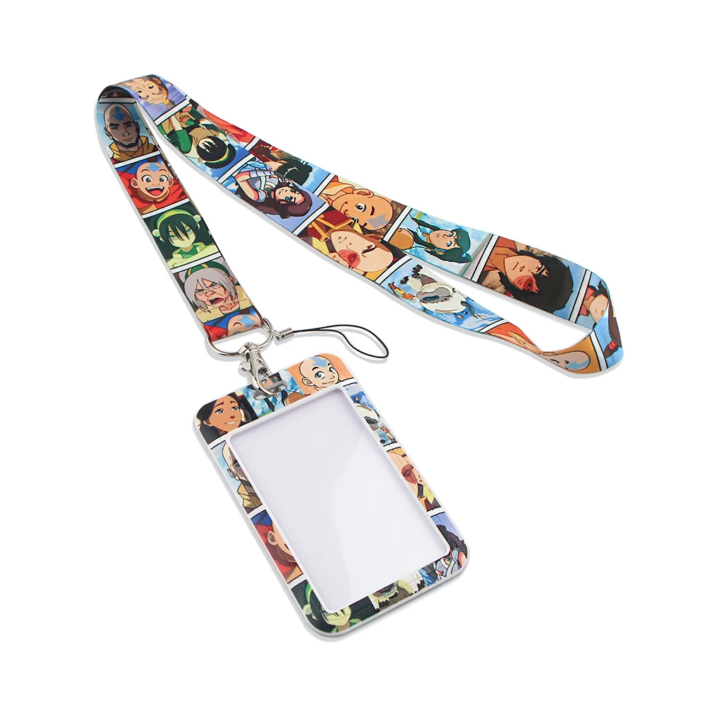 

PF300 Dongmanli Keychain Anime Lanyard Credit Card ID Holder Bag Student Women Travel Key Ring Holder Card Cover Badge Gifts1