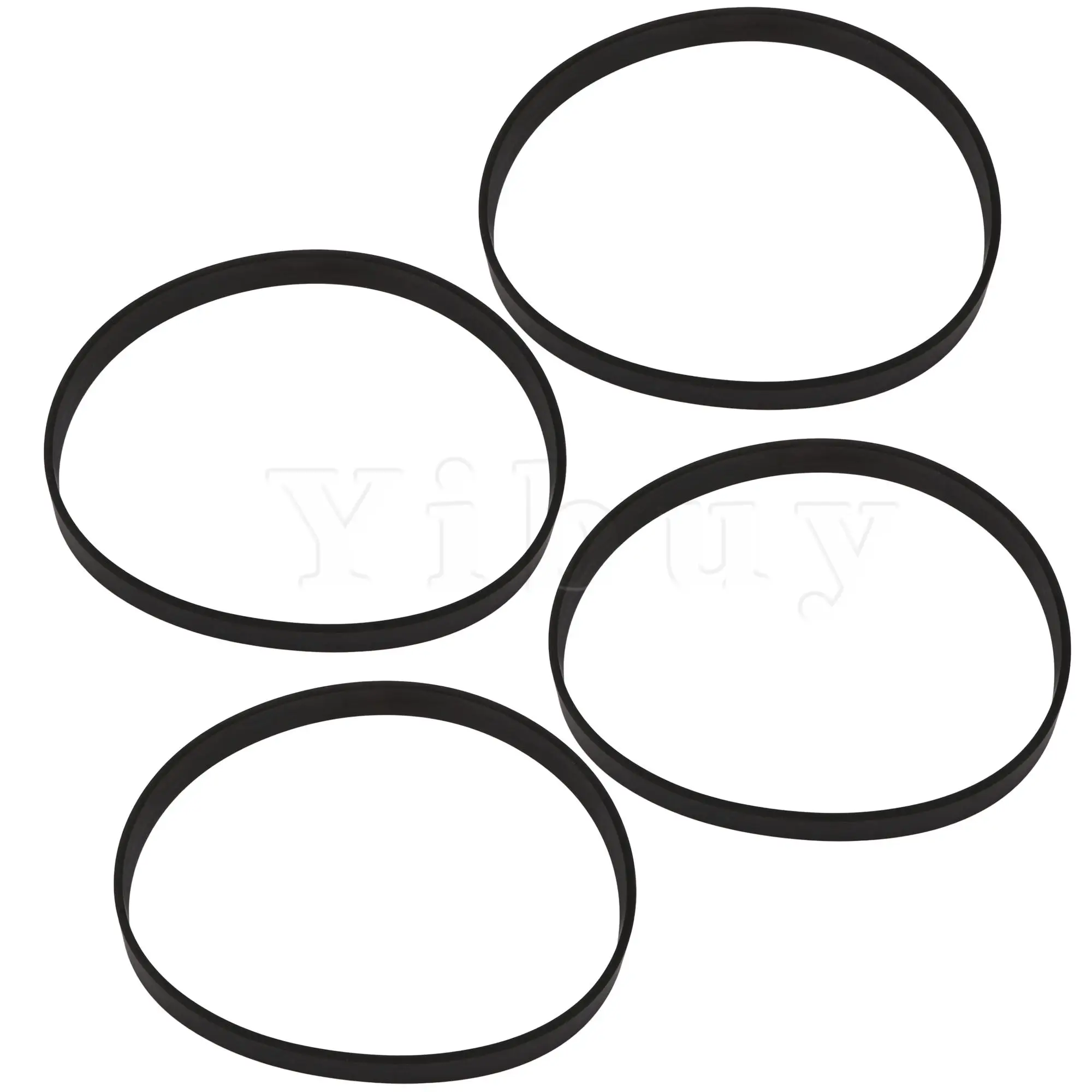 

4 шт. резиновый 3031120 вакуумный ремень, черный, замена для Bissell 2031093