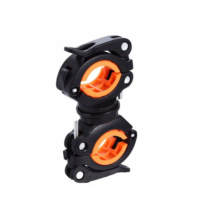 360 ° Вращение Регулируемый передняя фара для велосипеда лампы кронштейн вспышки