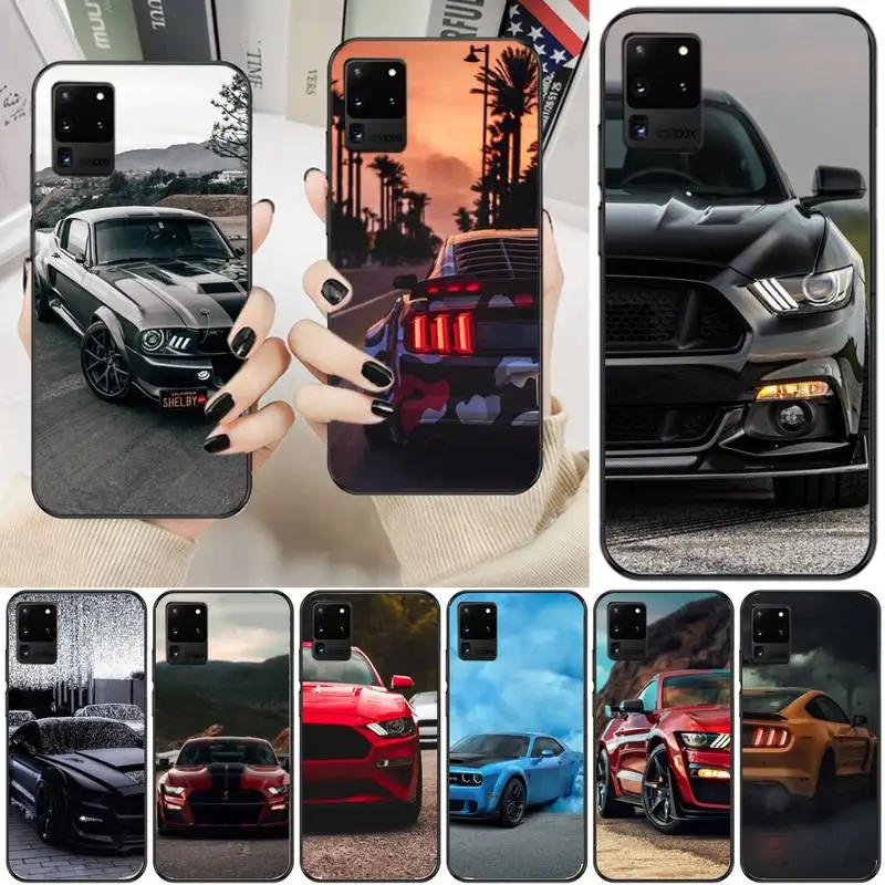 

0 Soft Cover Phone Case For Samsung A51 71 31 40 30s 21s Galaxy S9 10 20 Plus Note9 10pro 20 20ultra Sport Car Mustang