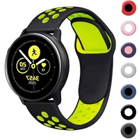 silicone band accessories for samsung galaxy watch 4 3 45mm46mm42mm strap 20 active 2 gear s3 frontier huawei gt 2 2e pro