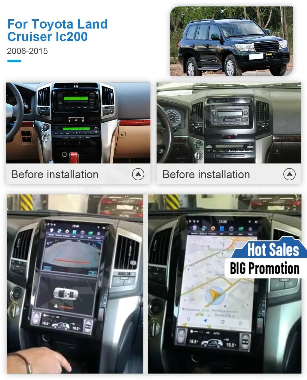 PX6 экран Tesla Android плеер для Toyota Land Cruiser LC200 2008 2009 2010 2011 2012 2013 2014 2015 GPS навигация Радио