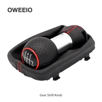 oweeio gear shift knob red line manual transmission for audi a3 s3 shift handball gear set gear lever handball red line gear sh