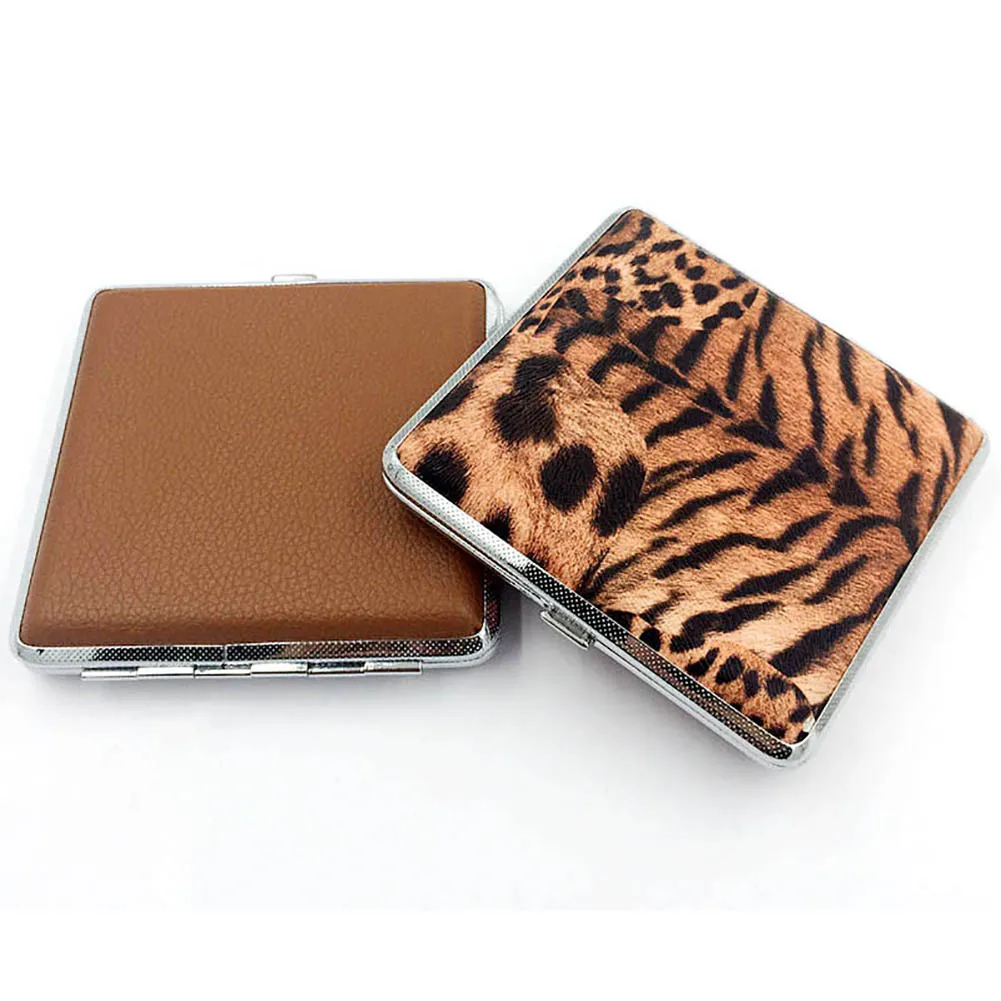 Чехол для сигарет из искусственной кожи 20 палочек с резиновой лентой Подарочная