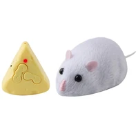 wireless electronic remote control rat plush rc mouse toy hot flocking emulation toys rat for cat dogjoke scary trick toys