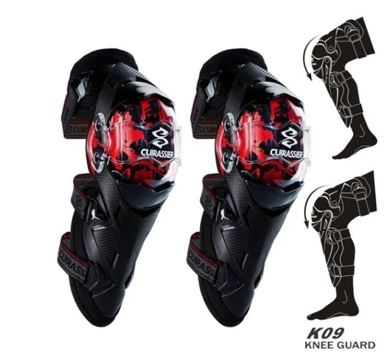 

Cuirassier Protective Motorcycle knee pads Kneepad Protector Protection Off Road MX Motocross Brace Elbow Guards Racing Protect