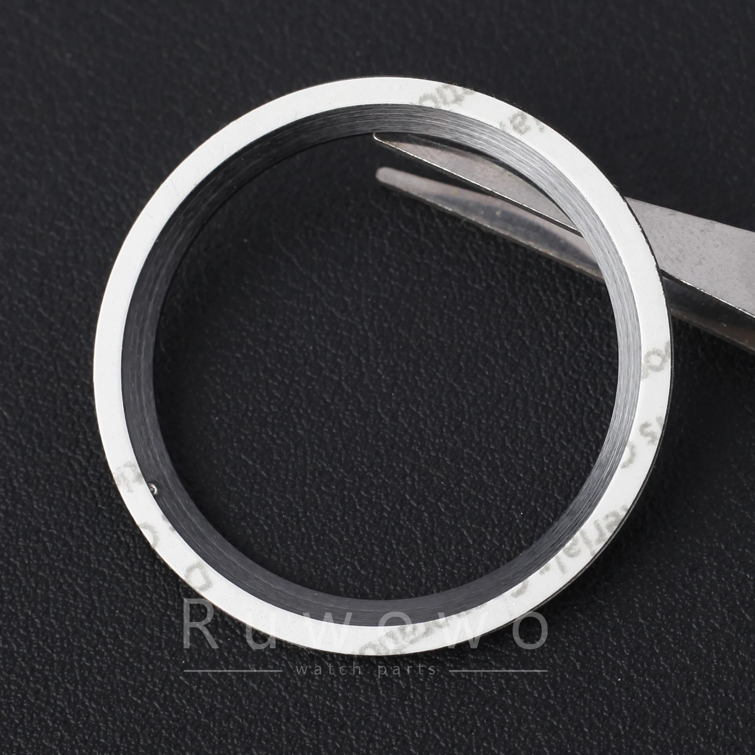 Quality Watch Part 38mm ceramic bezel for submariner case white gold plated original luminous