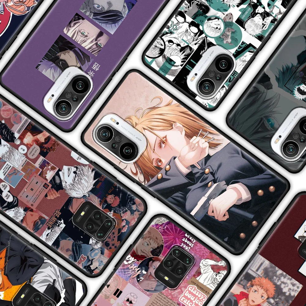 

Cool Anime Jujutsu Kaisen Phone Case for Xiaomi Redmi Note 9S 9 8 Pro 9C 7 8T 8 10 Pro 9A 7A K40 8A Soft Bag Cover Capa
