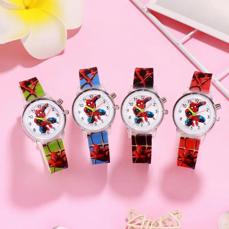

2021 Disney Marvel Spider-Man Children's Smart Wrist Digital Waterproof Electronic Watch Children's Electronic Clock Girls