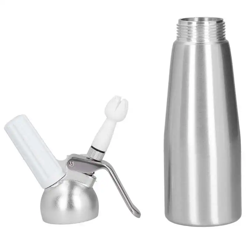 

Cream Dispenser Cake Cream Whipper Aluminium Alloy Cream Foamer for Bakery Home Cooking Dessert