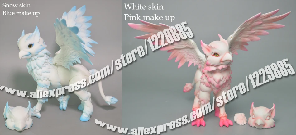 HeHeBJD Hippogriff рус размер 1/4 бесплатные глаза включают спящую Лицевая панель