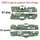 Новая плата зарядного устройства PCB Flex для Motorola Moto G7 Power G7 Play USB-порт разъем док-станция ленточный кабель для зарядки