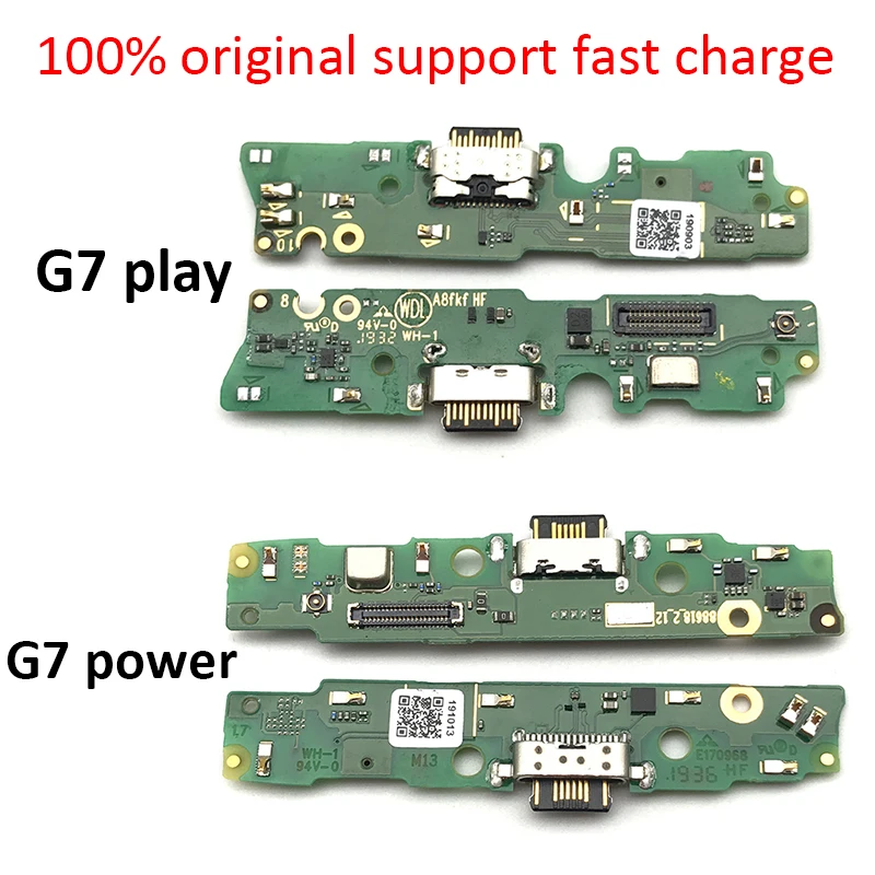 Новая плата зарядного устройства PCB Flex для Motorola Moto G7 Power Play USB порт разъем док