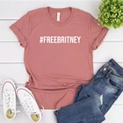 Свободная рубашка Бритни Спирс, рубашка Free Бритни рубашка, не стесняющая движения, рубашка Оставь только Бритни, женская рубашка, независимая рубашка