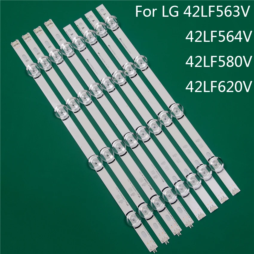LED TV Illumination Part Replacement For LG 42LF563V 42LF564V 42LF580V 42LF620V LED Bar Backlight Strip Line Ruler DRT3.0 42 A B