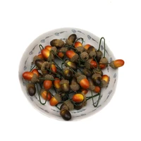 for decoration garlands display realistic best artificial autumn double acorns